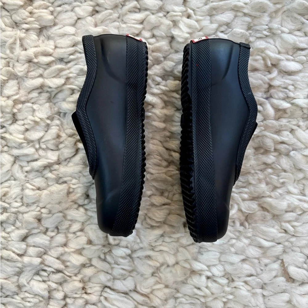 Hunter Kids Black Slip-On Shoes